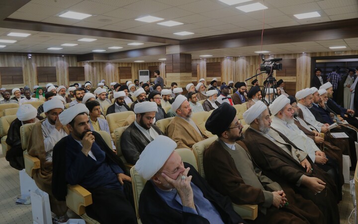 گردهمایی خطبای حسینی در نمایندگی قم عتبه مقدسه حسینیه