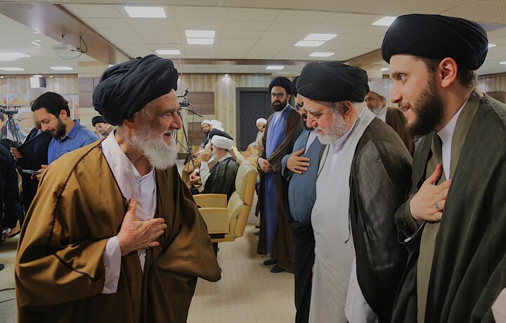 گردهمایی خطبای حسینی در نمایندگی قم عتبه مقدسه حسینیه