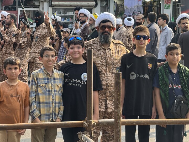 تصاویر/ حضور طلاب و روحانیون حوزه علمیه استان گیلان در رزمایش بزرگ جانفدای رشت
