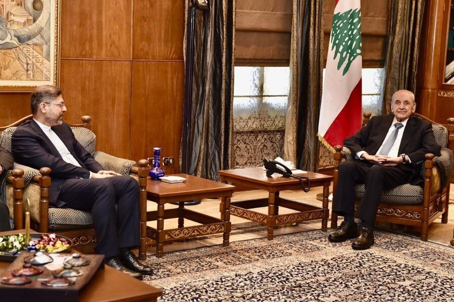 خطیب‌زاده در دیدار بری: با لبنان پیوندهای تاریخی و دوستانه‌ای در سطوح مختلف داریم