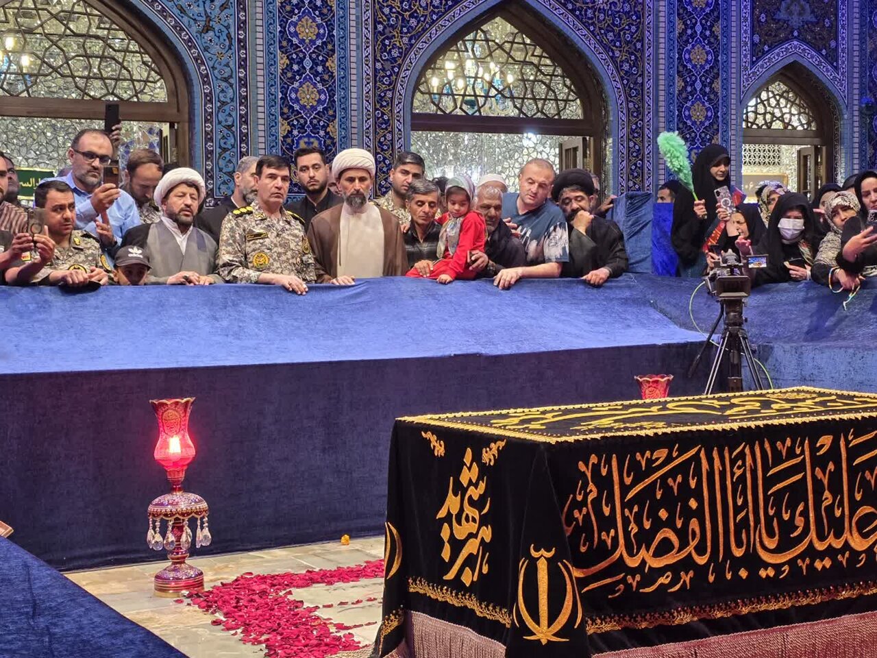 تجدید میثاق کارکنان عقیدتی سیاسی منطقه پدافند هوایی شمال شرق با آرمان‌ های رهبر شهید