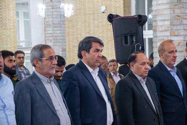 تصاویر/ بزرگداشت چهل و هشتمین سالگرد به آتش کشیده شدن مسجد جامع کرمان