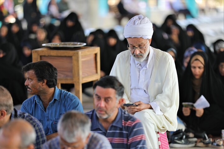 تصاویر/ برگزاری دعای ندبه در گلزار شهدای خلدبرین یزد