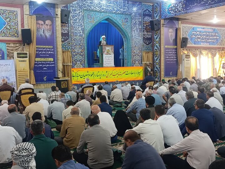 تصاویر/ آیین عبادی سیاسی نمازجمعه امروز شهر بوشهر
