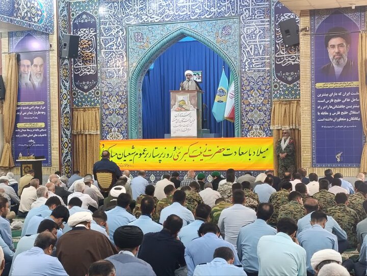 تصاویر/ آیین عبادی سیاسی نمازجمعه امروز شهر بوشهر
