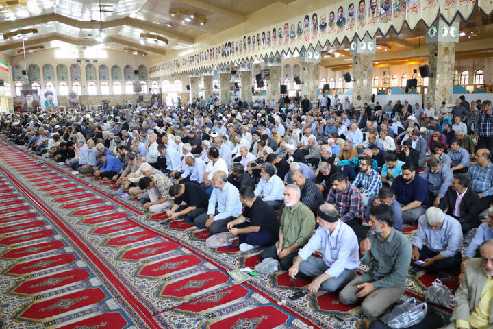 تصاویر/ نماز عبادی سیاسی جمعه در شهرستان ساری