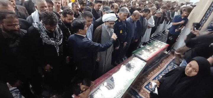 تصاویر/ تشییع پیکر مطهر شهیدان حادثه تروریستی شهرستان مهرستان سیستان و بلوچستان