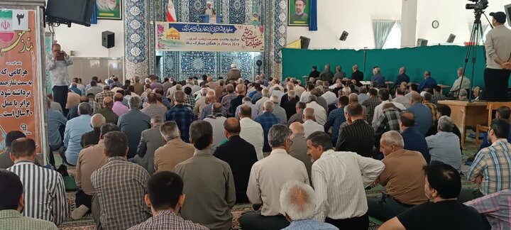 تصاویر/اقامه نماز عبادی سیاسی جمعه در ساوه