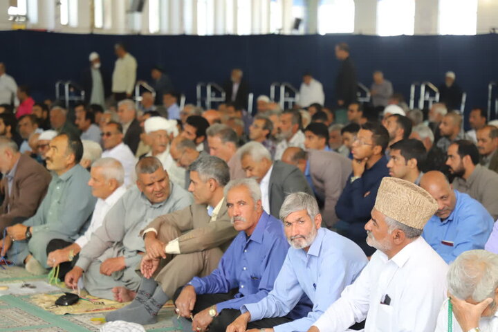 تصاویر/ آیین عبادی سیاسی نماز جمعه شهرستان زاهدان