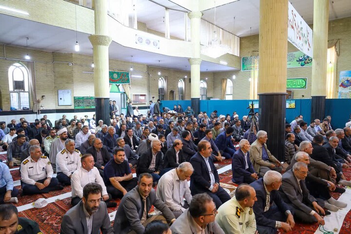 تصاویر | آیین تکریم و معارفه امام جمعه شهرستان ملکان