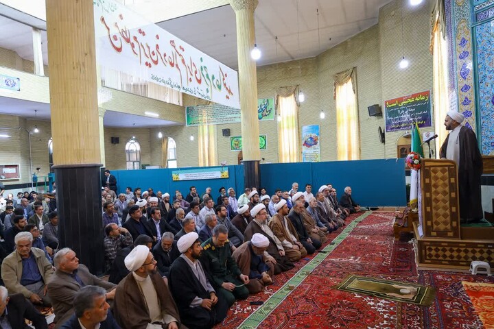 تصاویر | آیین تکریم و معارفه امام جمعه شهرستان ملکان