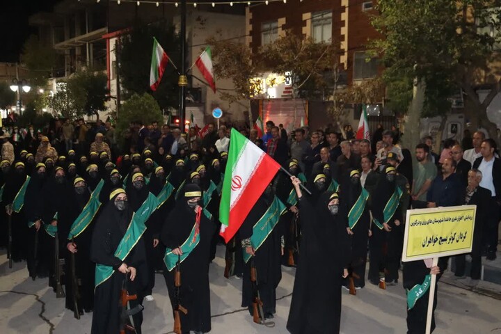تصاویر / رزمایش ۲هزارنفری جانفدا شهرستان درگزین