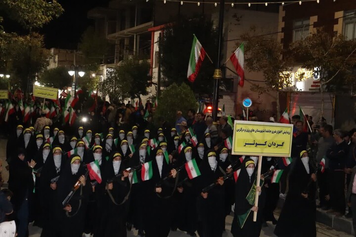 تصاویر / رزمایش ۲هزارنفری جانفدا شهرستان درگزین