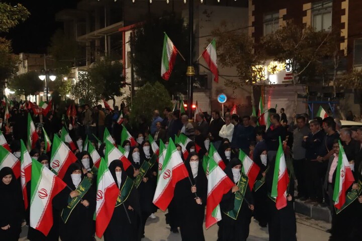 تصاویر / رزمایش ۲هزارنفری جانفدا شهرستان درگزین