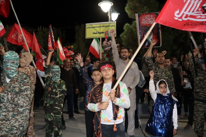 تصاویر / رزمایش ۲هزارنفری جانفدا شهرستان درگزین