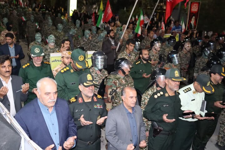 تصاویر / رزمایش ۲هزارنفری جانفدا شهرستان درگزین