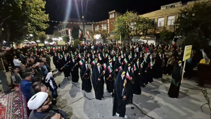 تصاویر / رزمایش ۲هزارنفری جانفدا شهرستان درگزین