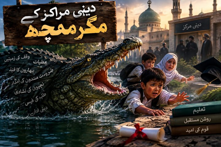 دینی مراکز کے مگرمچھ