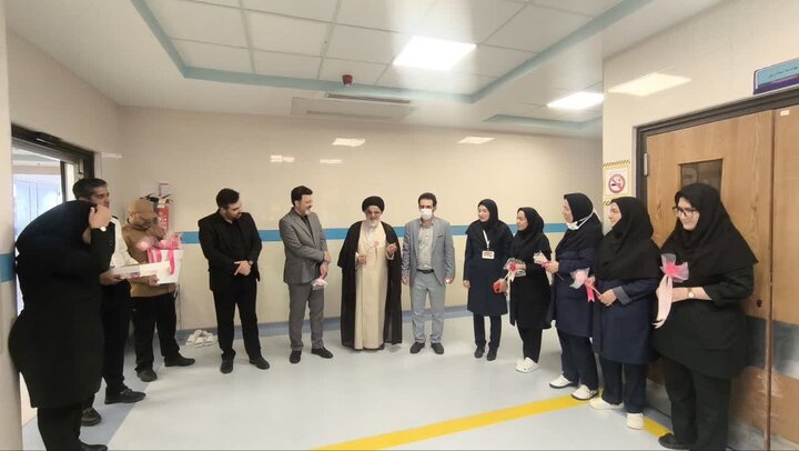 تجلیل امام جمعه شهرستان نطنز از پرستاران
