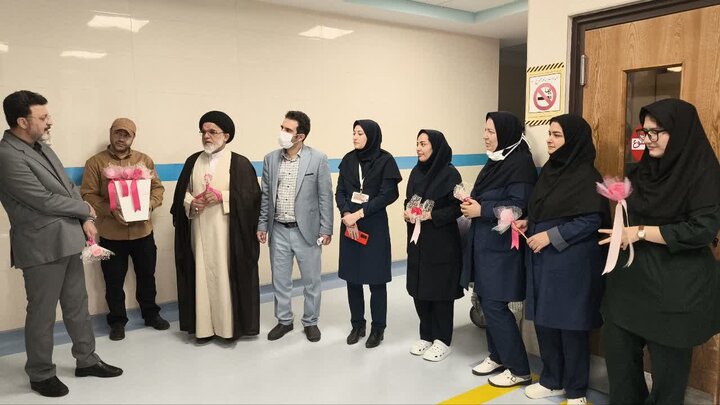 تجلیل امام جمعه شهرستان نطنز از پرستاران