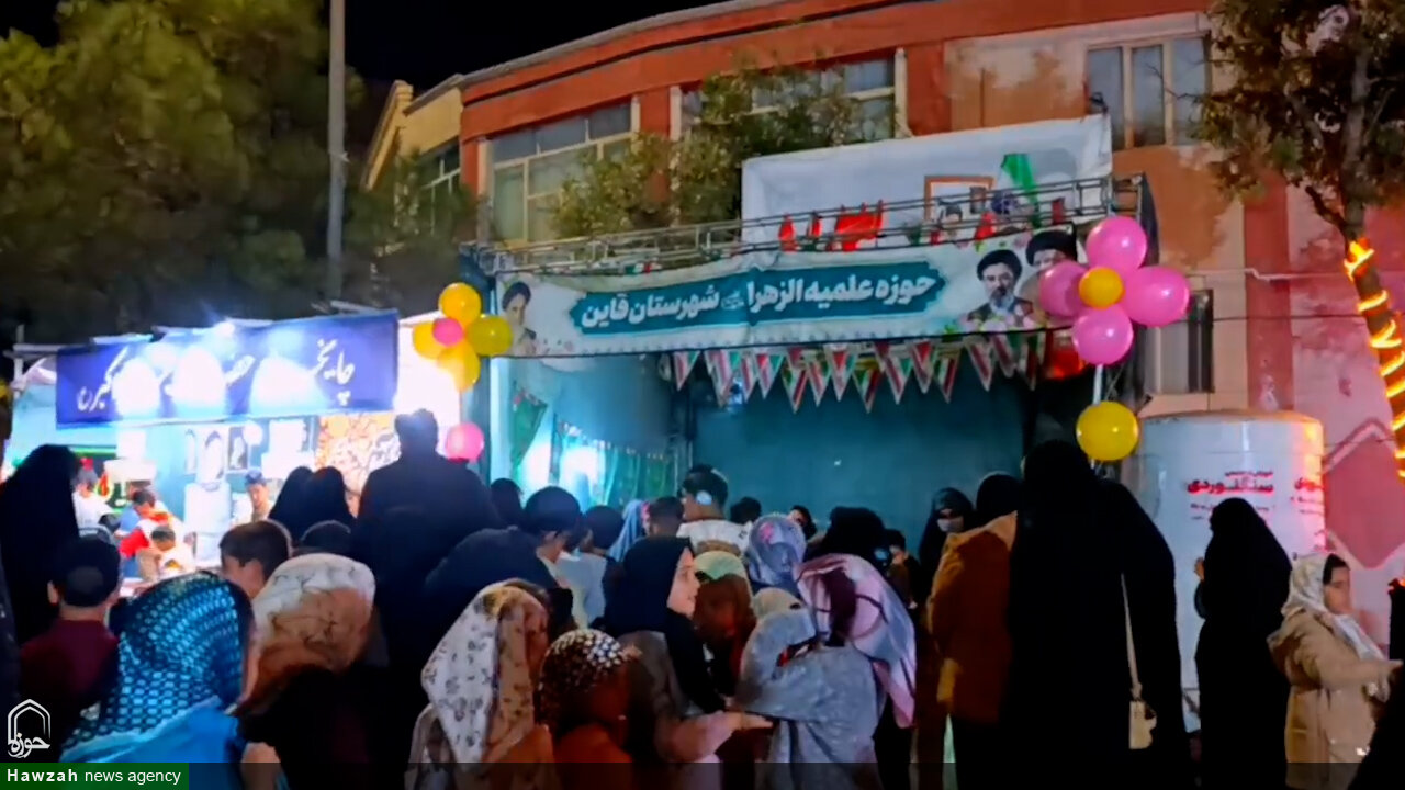 فیلم| اجتماع پرشور مردم قائن در جشن ولادت حضرت زینب (س) و روز پرستار