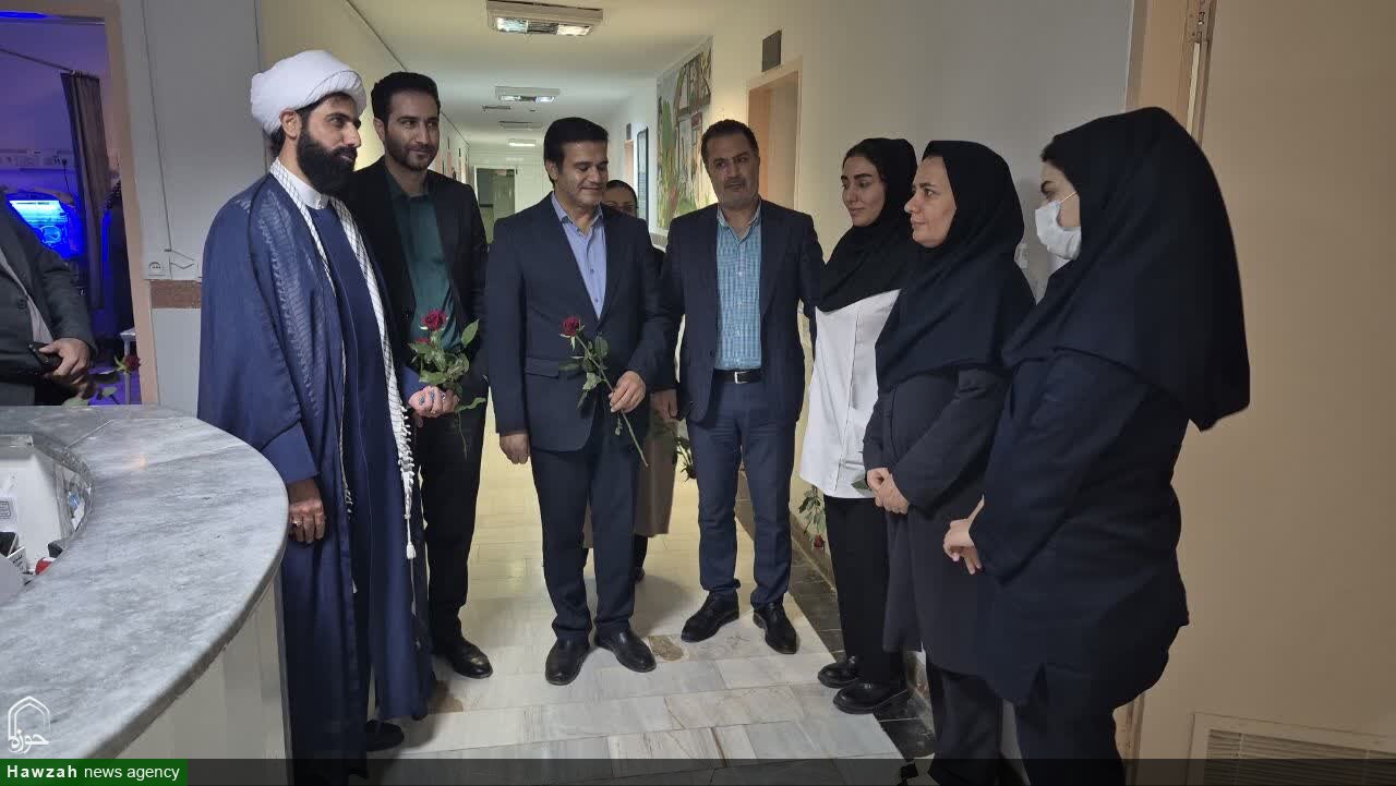 تقدیر حجت الاسلام منصوری از پرستاران