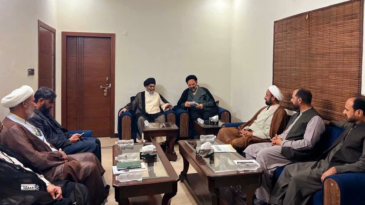 قائد ملت جعفریہ پاکستان سے جامعۃ المصطفیٰ العالمیہ پاکستان کے وفد کی ملاقات / دینی و علمی سرگرمیوں، تعلیمی تعاون اور اسلامی اقدار کے فروغ پر تبادلہ خیال