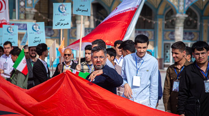 گزارش تصویری +مسجد مقدس جمکران میزبان رقابت دانش‌آموزان کشور در گفتمان مهدوی