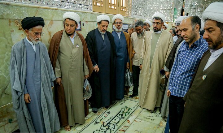 تصاویر/ تشرف اعضای ستاد اعتکاف به آستان مقدس حضرت عبدالعظیم(ع)