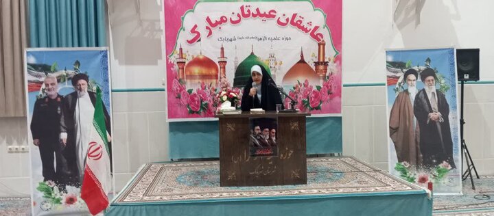 تصاویر/ مراسم جشن ولادت حضرت زینب (س) در مدرسه علمیه الزهرا شهربابک