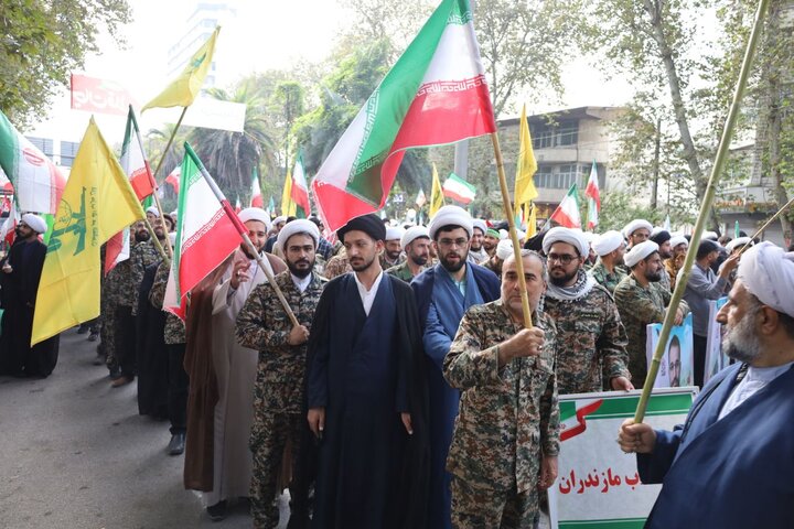 رزمایش جانفدا با حضور طلاب ، اساتید و مبلغین حوزه علمیه استان مازندران