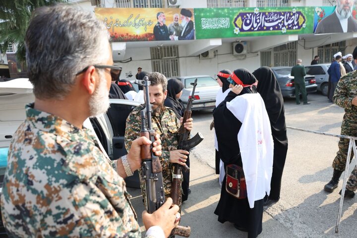 رزمایش جانفدا با حضور طلاب ، اساتید و مبلغین حوزه علمیه استان مازندران