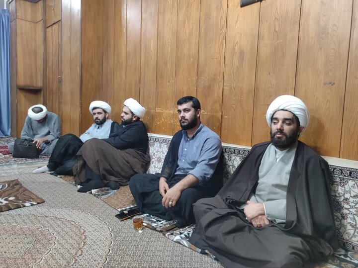 تصاویر/ هیئت هفتگی مدرسه علمیه آیت الله نمازی شهرستان خوی