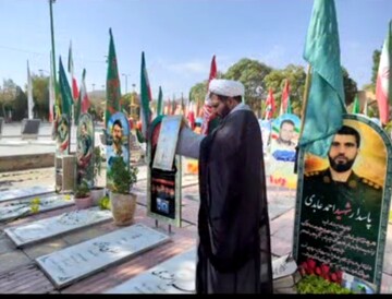 اردوی فرهنگی تربیتی طلاب مدرسه علمیه الزهرا(س) اراک در گلزار شهدا