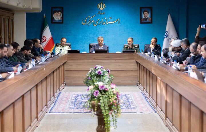 تصاویر/نشست هماهنگی برگزاری رزمایش «جان‌فدا»در اراک
