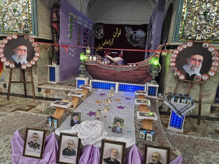 تصاویر/ برپایی نمایشگاه اسوه با حضور امام جمعه شهرستان ساوه