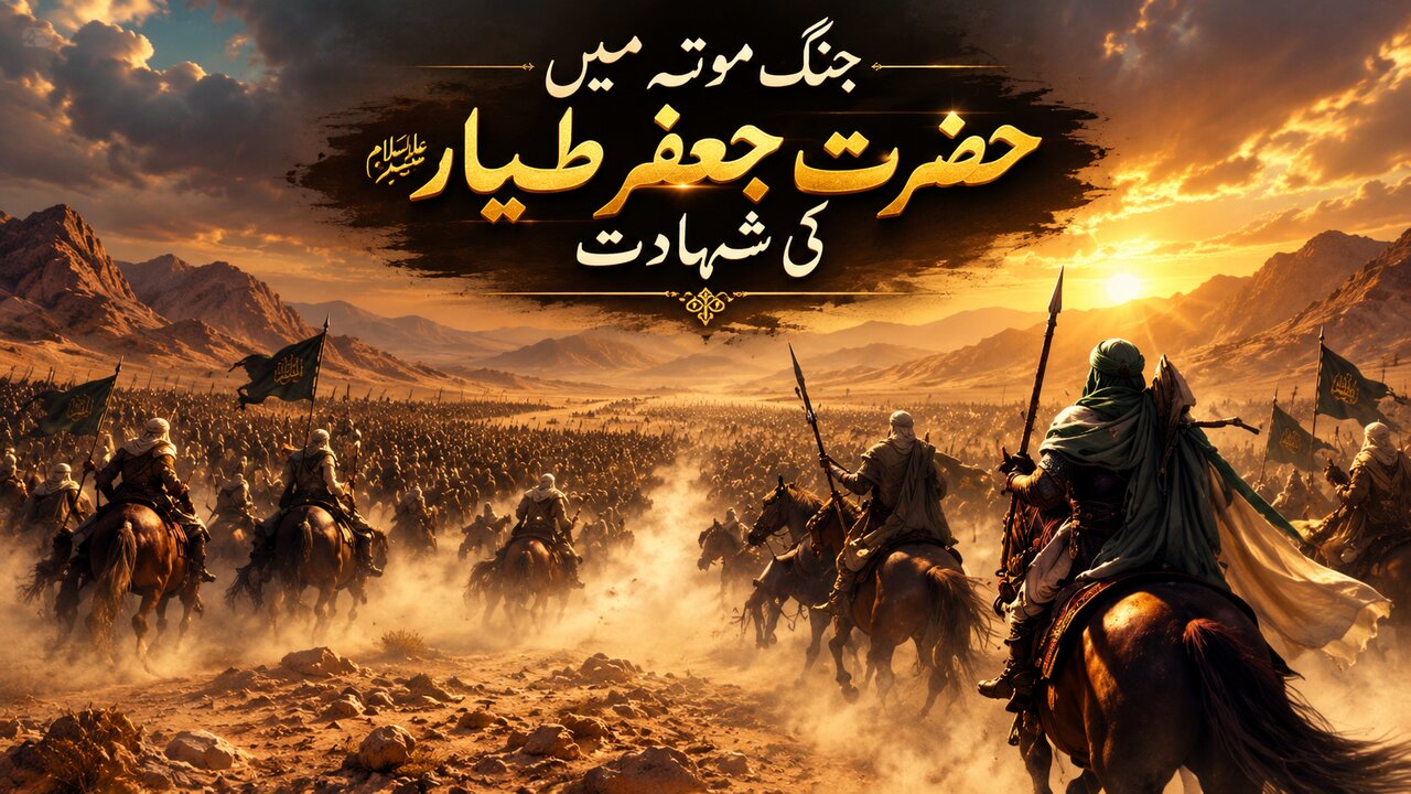 جنگِ موتہ میں حضرت جعفرِ طیار علیہ السلام کی شہادت