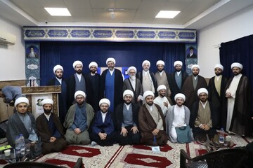 تصاویر/ دیدار مدیر حوزه علمیه خوزستان با طلاب مدرسه علمیه الغدیر اهواز