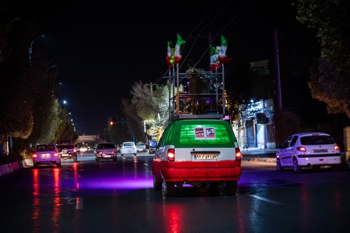 تصاویر/  کاروان خودرویی خون‌خواهان قائدالشهید