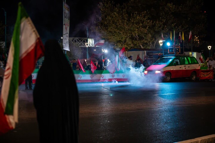 تصاویر/  کاروان خودرویی خون‌خواهان قائدالشهید