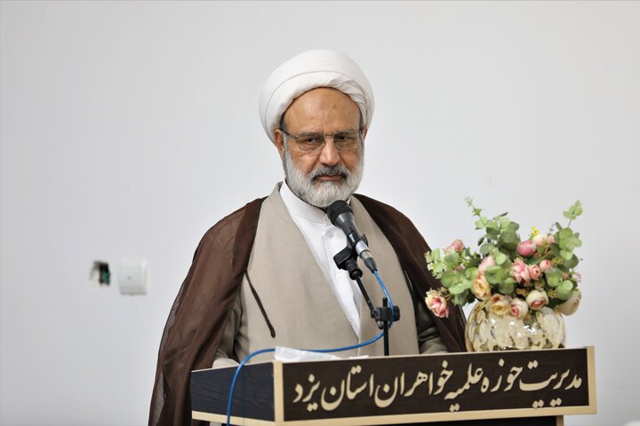 تصاویر/ آیین افتتاحیه دفتر خبری حوزه علمیه خواهران استان یزد