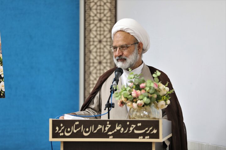 تصاویر/ آیین افتتاحیه دفتر خبری حوزه علمیه خواهران استان یزد
