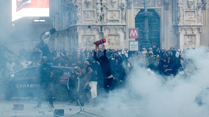 Europa bajo tensión: protestas, choques en Italia y fractura social