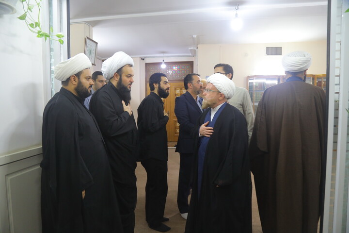 تصاویر / مراسم چهلمین روز ارتحال آیت الله غیب غلامی