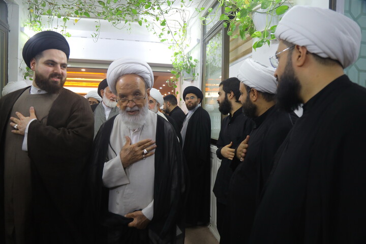 تصاویر / مراسم چهلمین روز ارتحال آیت الله غیب غلامی