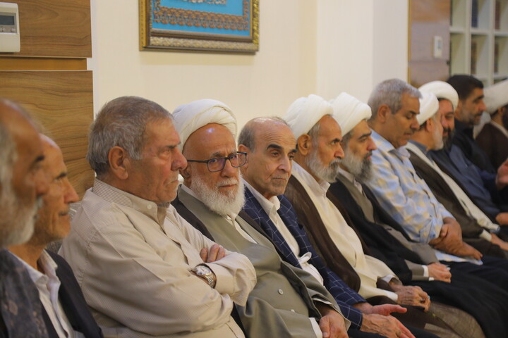 تصاویر / مراسم چهلمین روز ارتحال آیت الله غیب غلامی