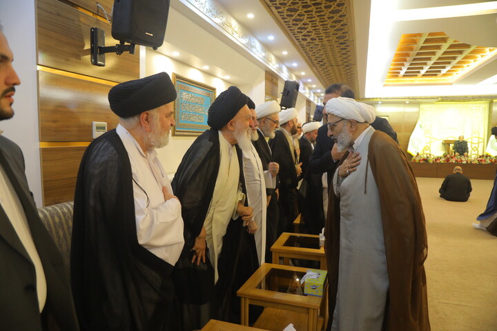 تصاویر / مراسم چهلمین روز ارتحال آیت الله غیب غلامی