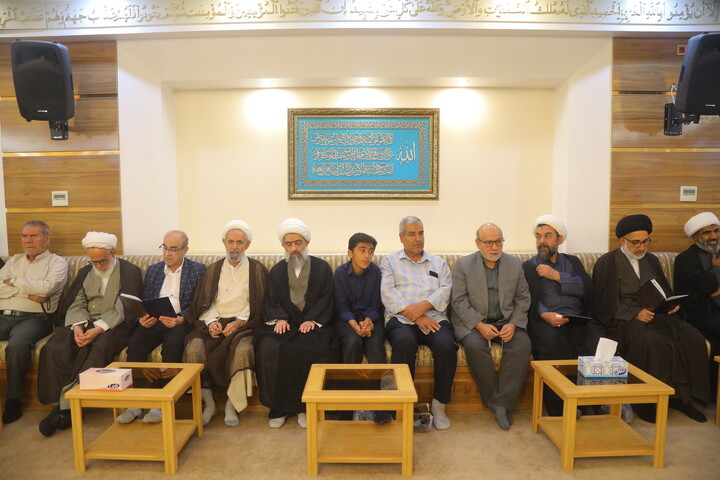 تصاویر / مراسم چهلمین روز ارتحال آیت الله غیب غلامی