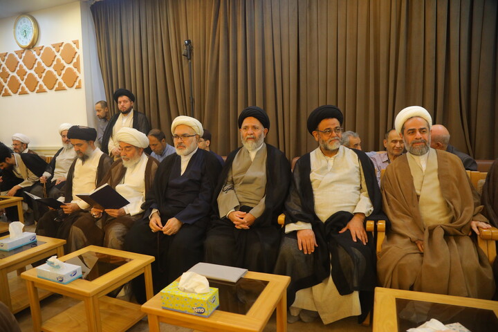 تصاویر / مراسم چهلمین روز ارتحال آیت الله غیب غلامی