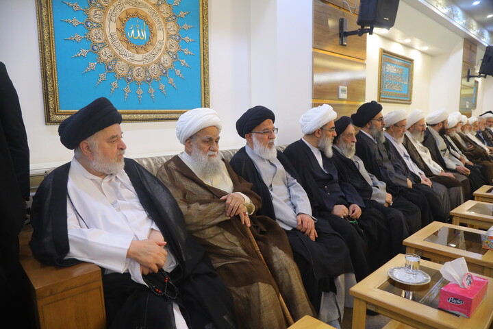 تصاویر / مراسم چهلمین روز ارتحال آیت الله غیب غلامی